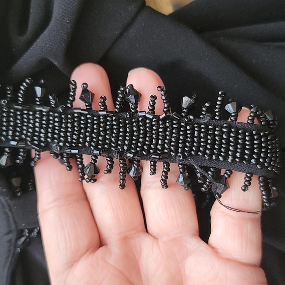 JOSEPH Ribkoff Cocktail Formal Black Dress Size 10 - Picture 9 of 11